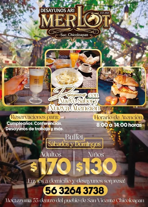 Buffet de Desayunos Ari Merlot